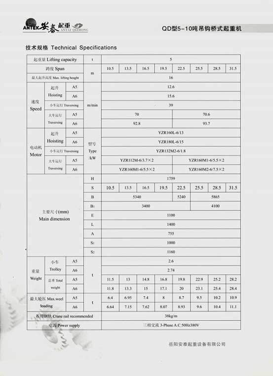 岳陽安泰起重設備有限公司